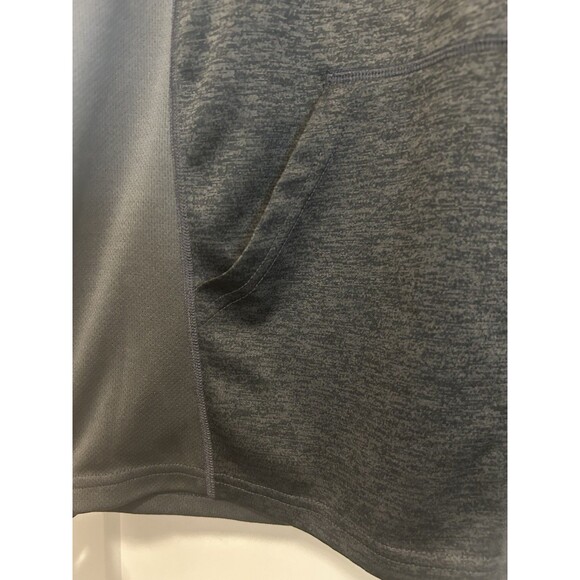Huk Fishing Hoodie T-shirt Mens Size XL Gray Pullover 1/4 Zip Thin Performance - Picture 4 of 5